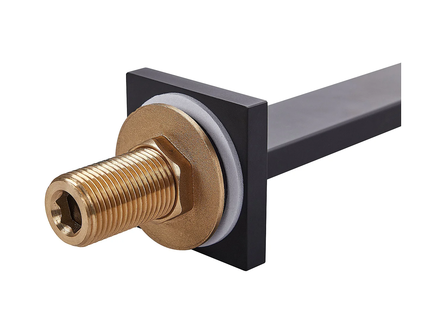 3-Loch-Waschbeckenarmatur mattes Schwarz Edelstahl Kagera