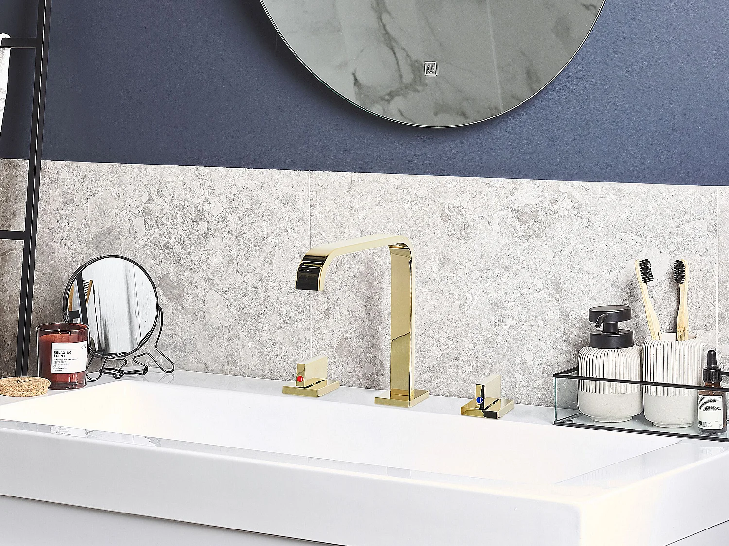 Robinet de lavabo KAGERA Doré