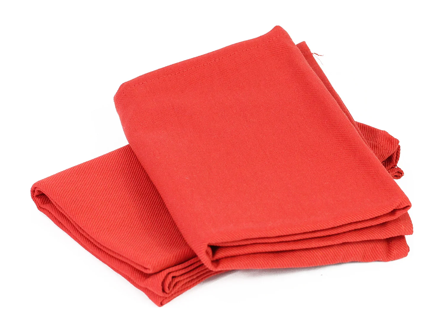 Lot de 2 torchons de cuisine 50x70 cm toile PURE KITCHEN TEA TOWEL Rouge