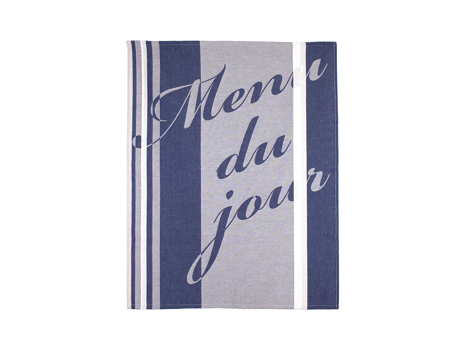 Torchon de cuisine jacquard 60x77cm Marianne Bleu