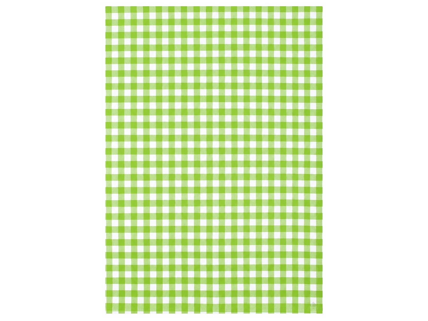 Lot de 2 torchons de cuisine toile 50x70 cm SQUARES VICHY vert pistache
