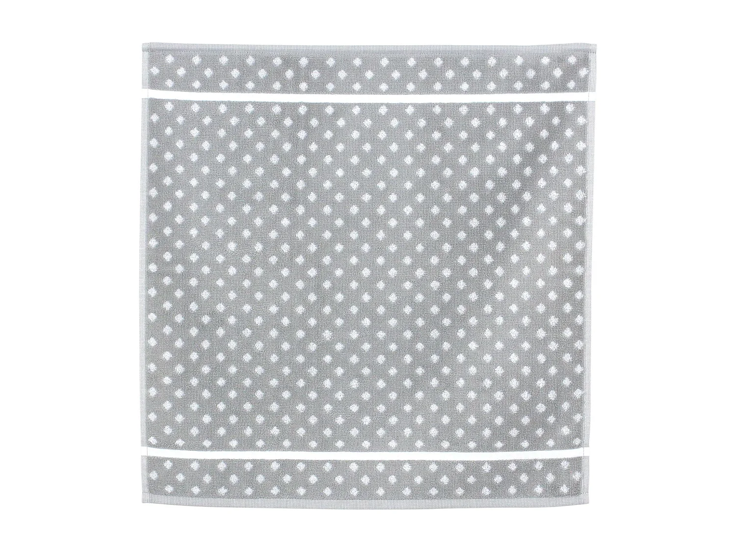 Lot de 2 torchons de cuisine éponge 50x50 cm DOTS gris