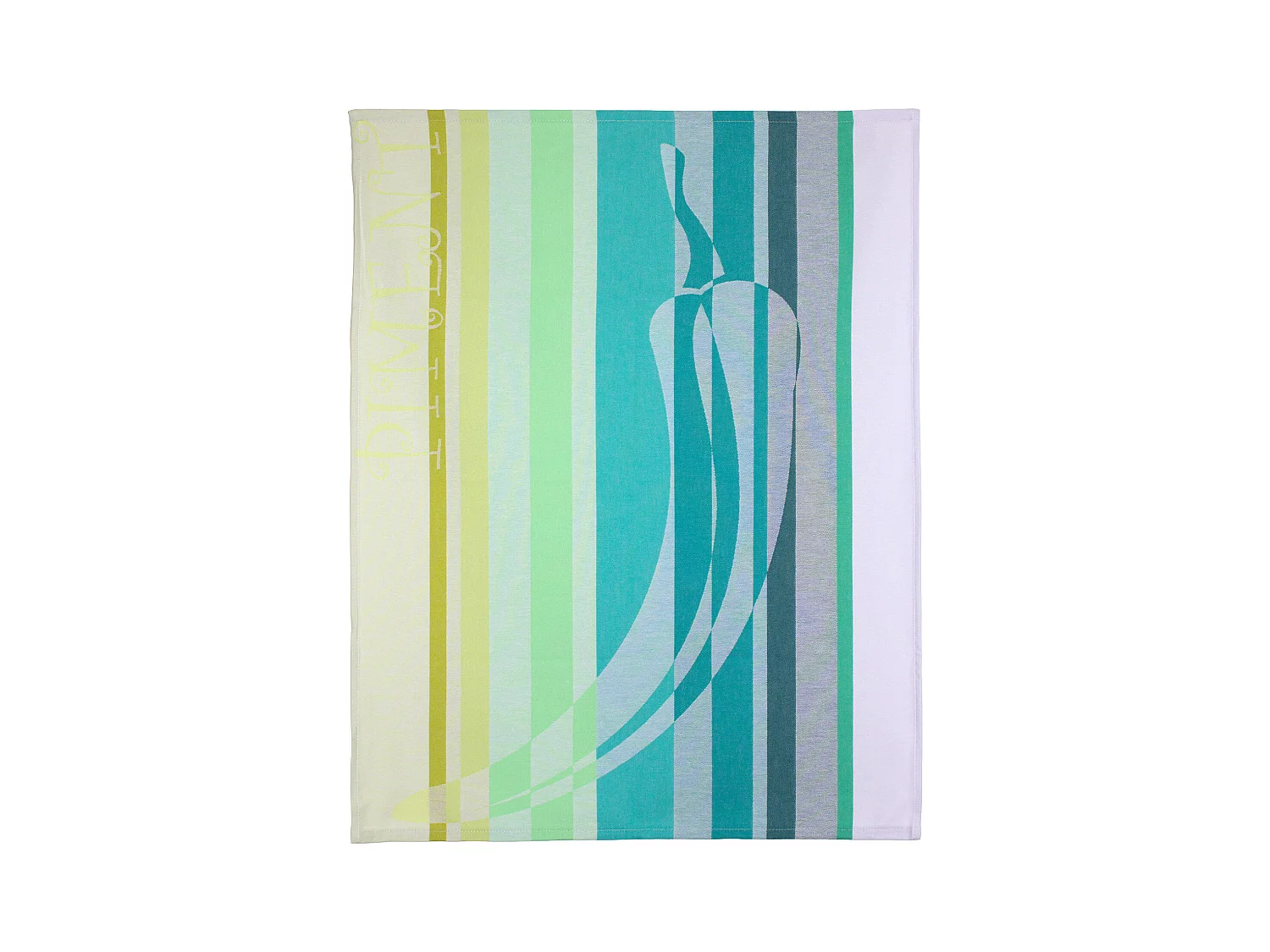 Torchon de cuisine jacquard 60x77cm Ricky Vert