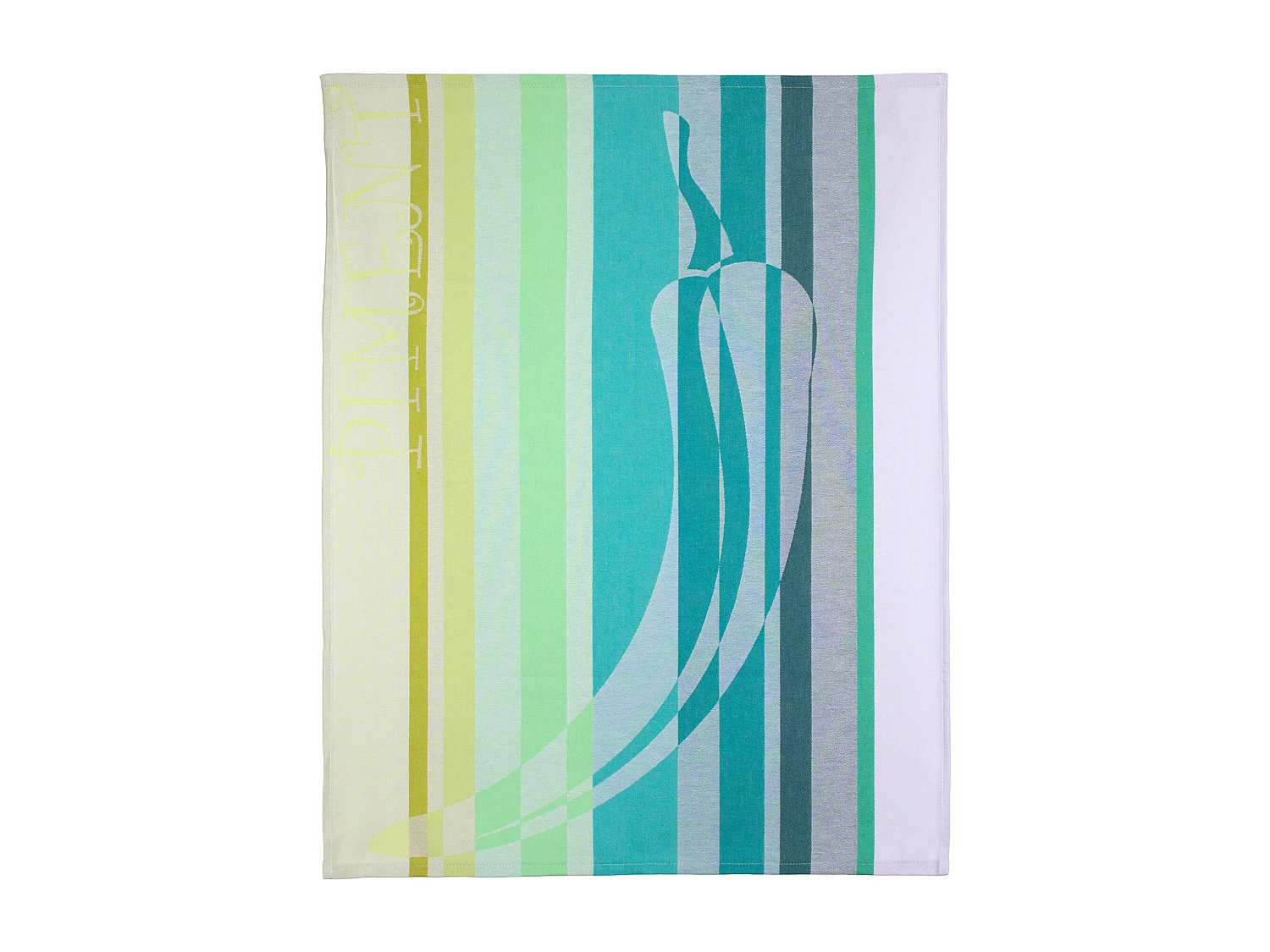 Torchon de cuisine jacquard 60x77 cm Ricky Vert