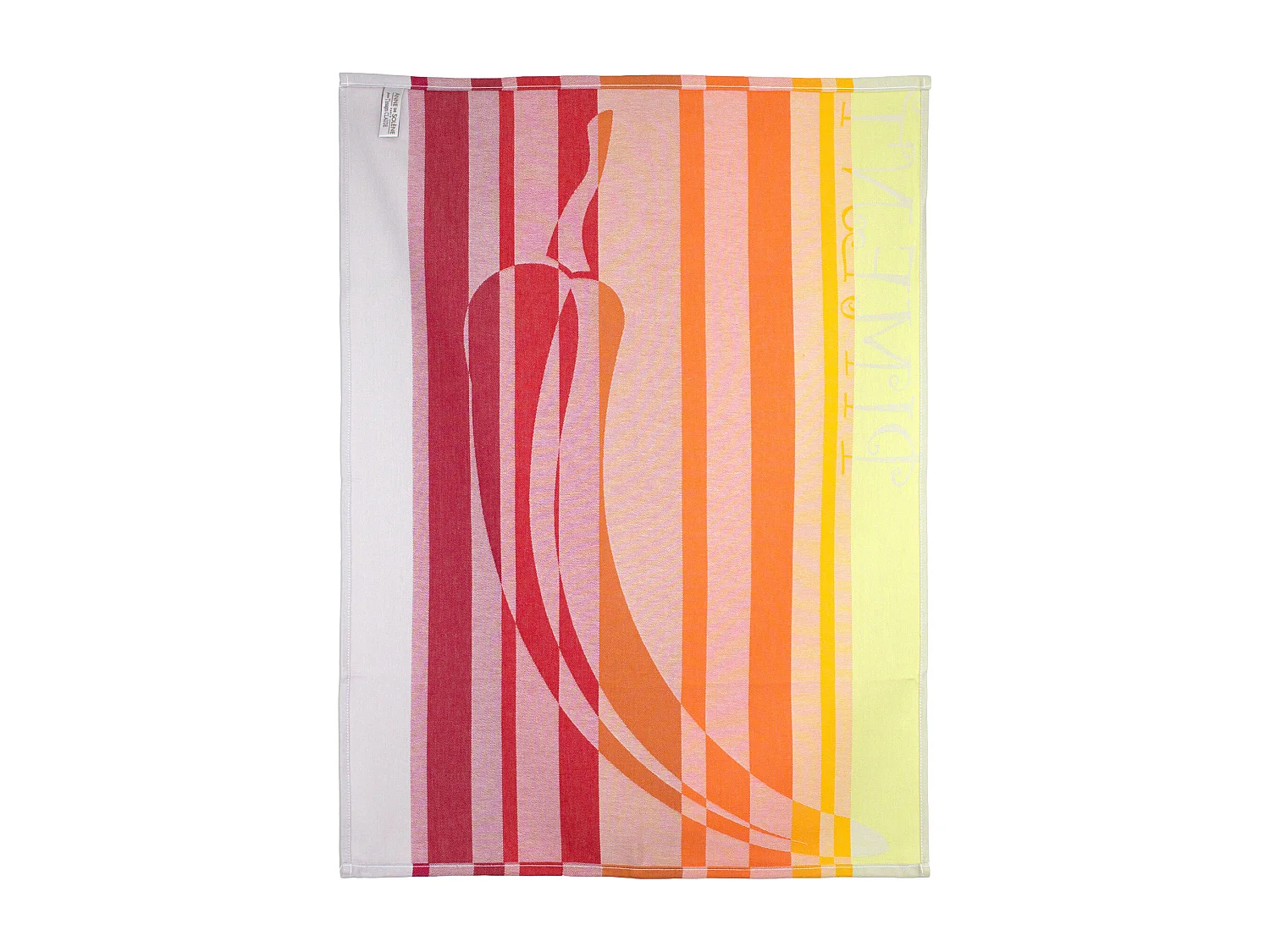 Torchon de cuisine jacquard 60x77cm Ricky Multicolore