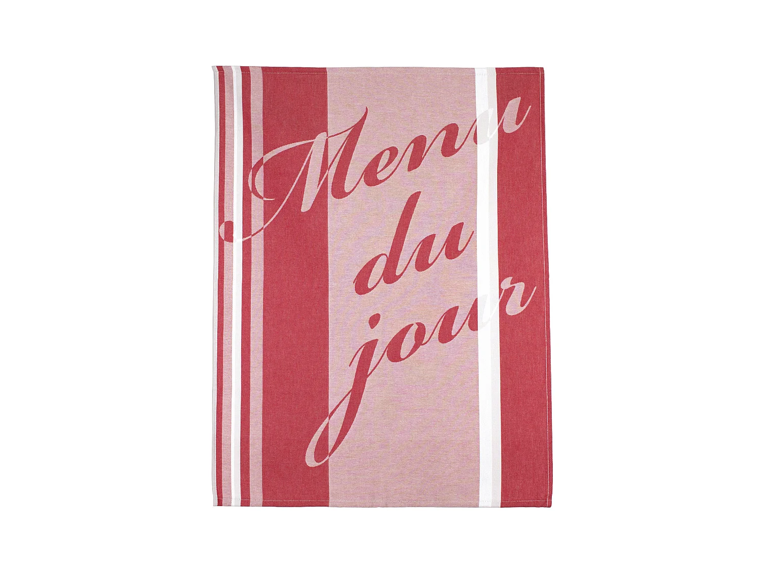 Torchon de cuisine jacquard 60x77cm Marianne Rouge