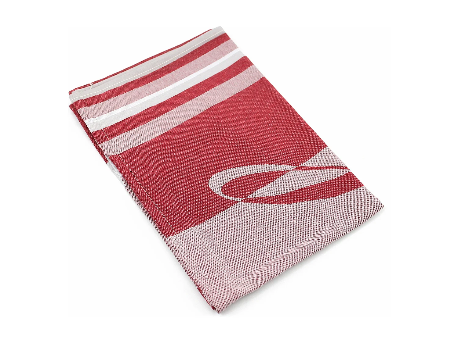 Torchon de cuisine jacquard 60x77 cm Marianne Rouge