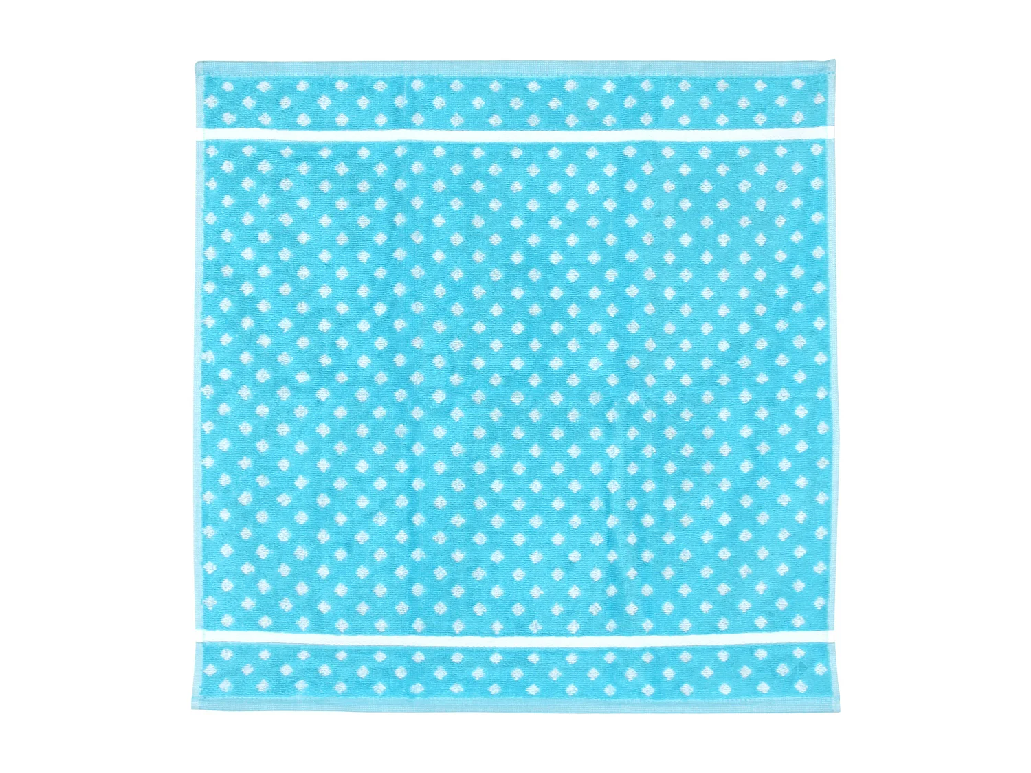 Lot de 2 torchons de cuisine éponge 50x50 cm DOTS bleu