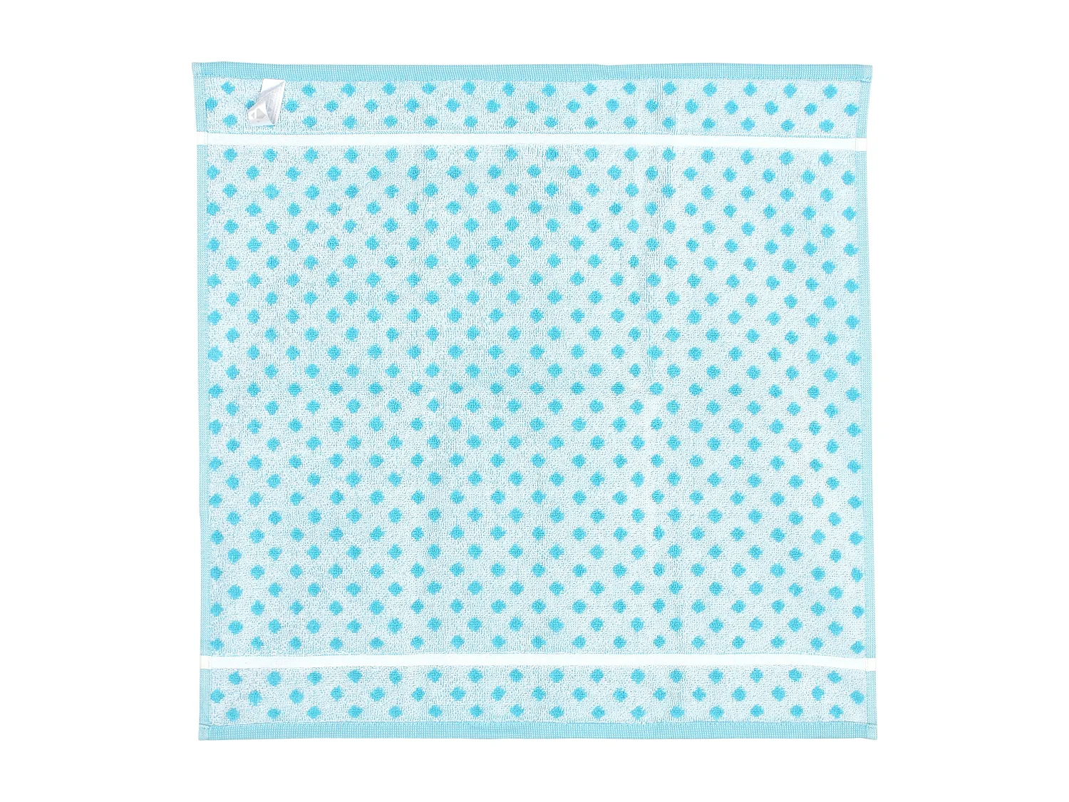 Lot de 2 torchons de cuisine éponge 50x50 cm DOTS bleu