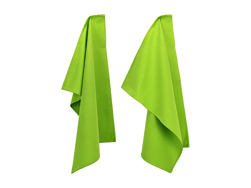 Lot de 2 torchons de cuisine 50x70 cm toile PURE KITCHEN TEA TOWEL Pistache