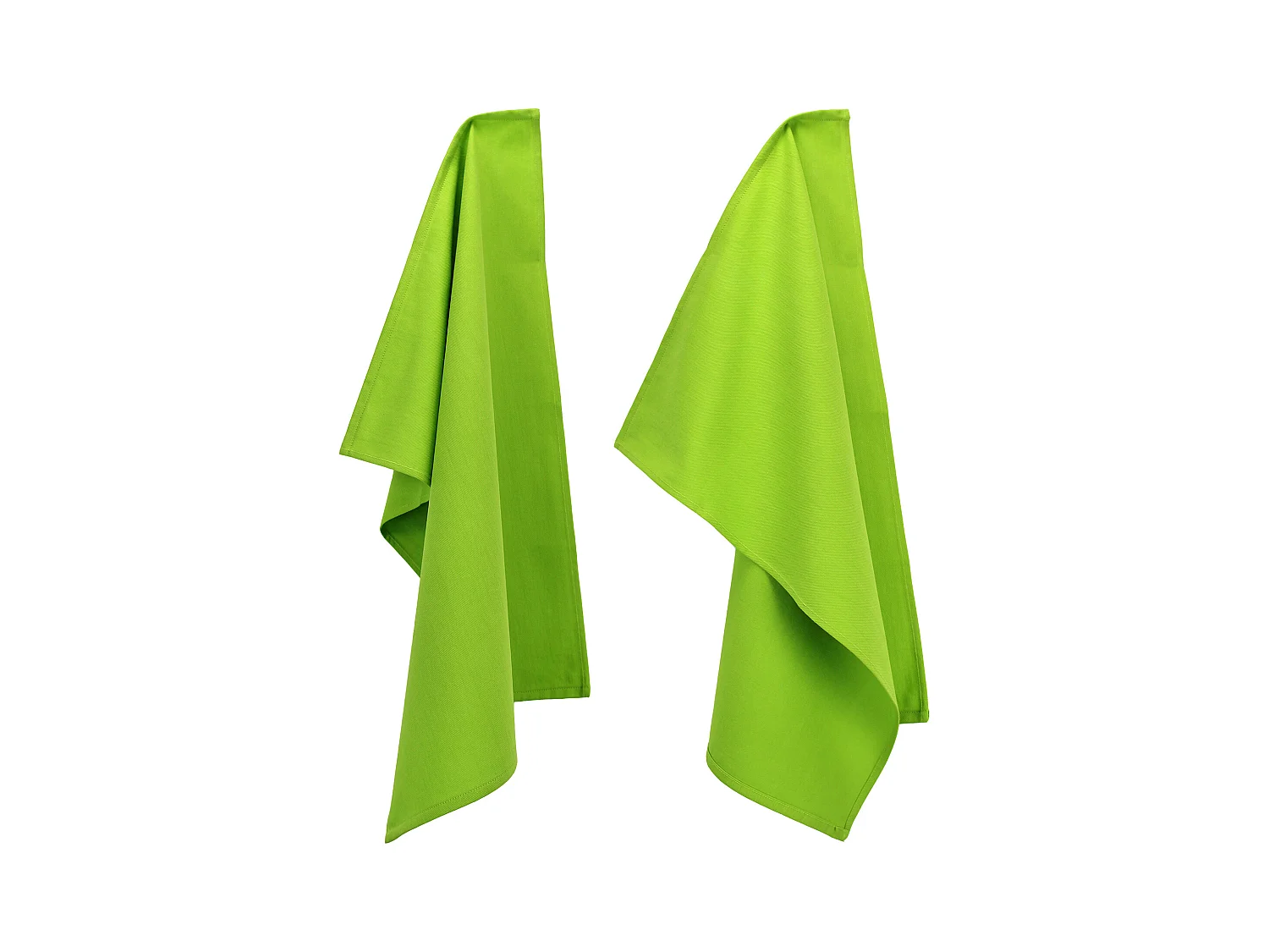 Lot de 2 torchons de cuisine 50x70 cm toile PURE KITCHEN TEA TOWEL Pistache