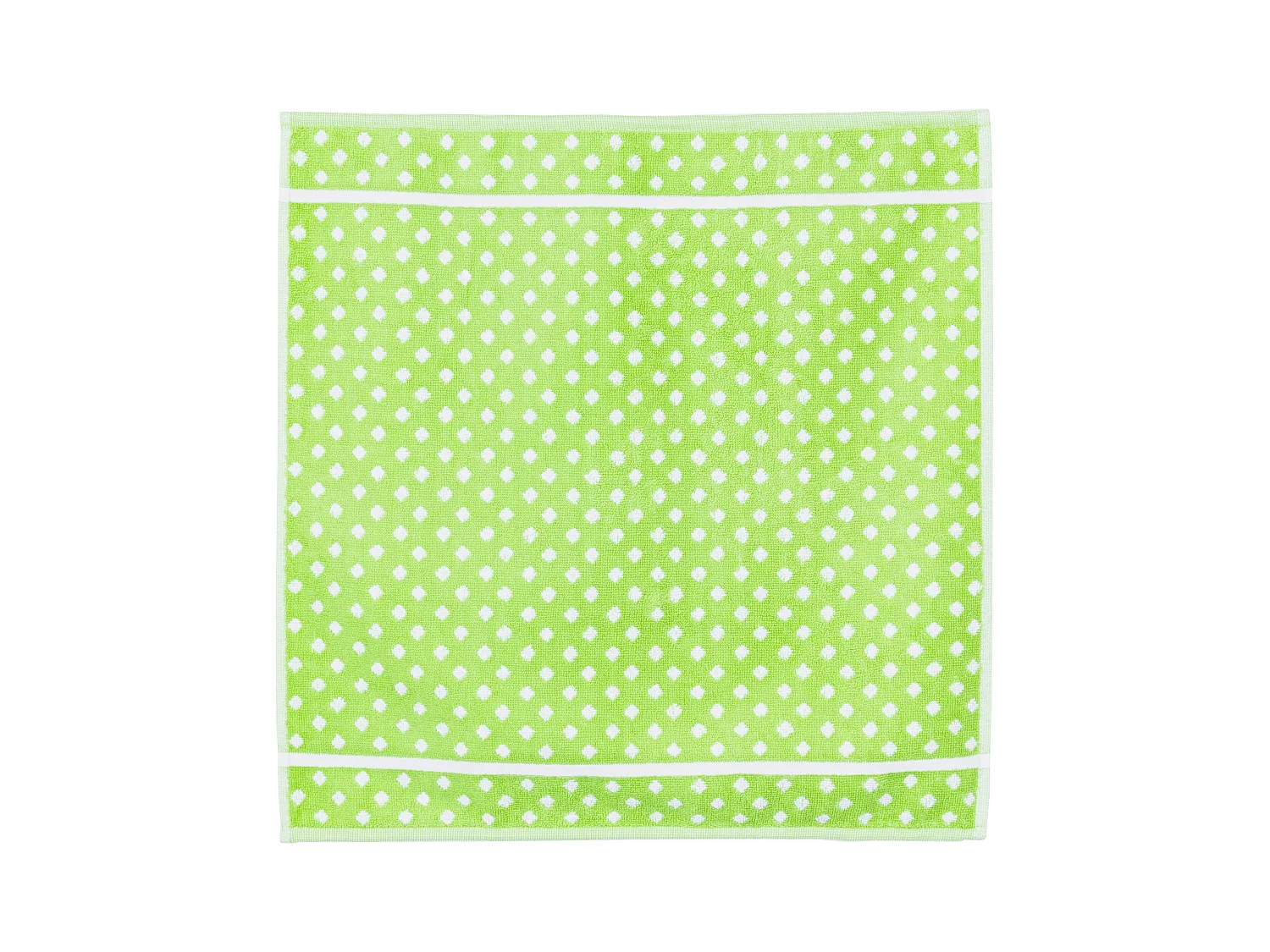 Lot de 2 torchons de cuisine éponge 50x50 cm DOTS vert