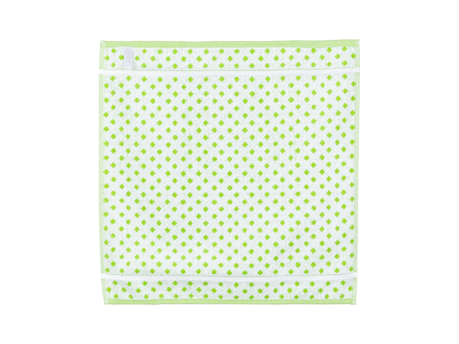 Lot de 2 torchons de cuisine éponge 50x50 cm DOTS vert