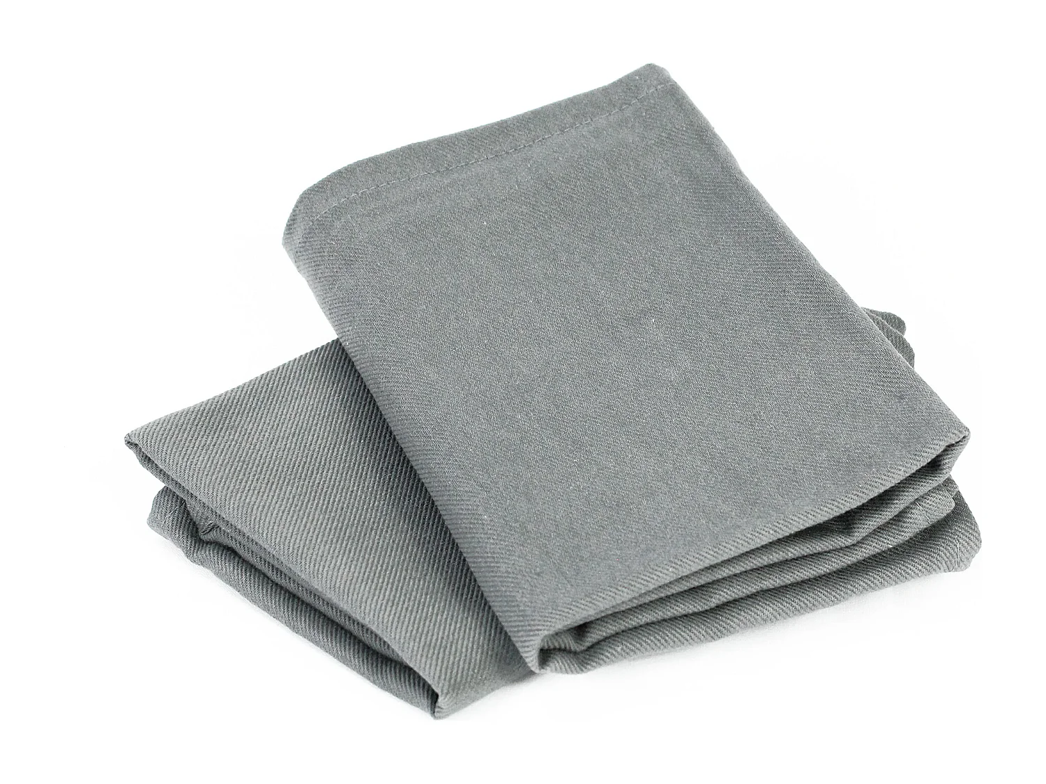 Lot de 2 torchons de cuisine 50x70 cm toile PURE KITCHEN TEA TOWEL Gris