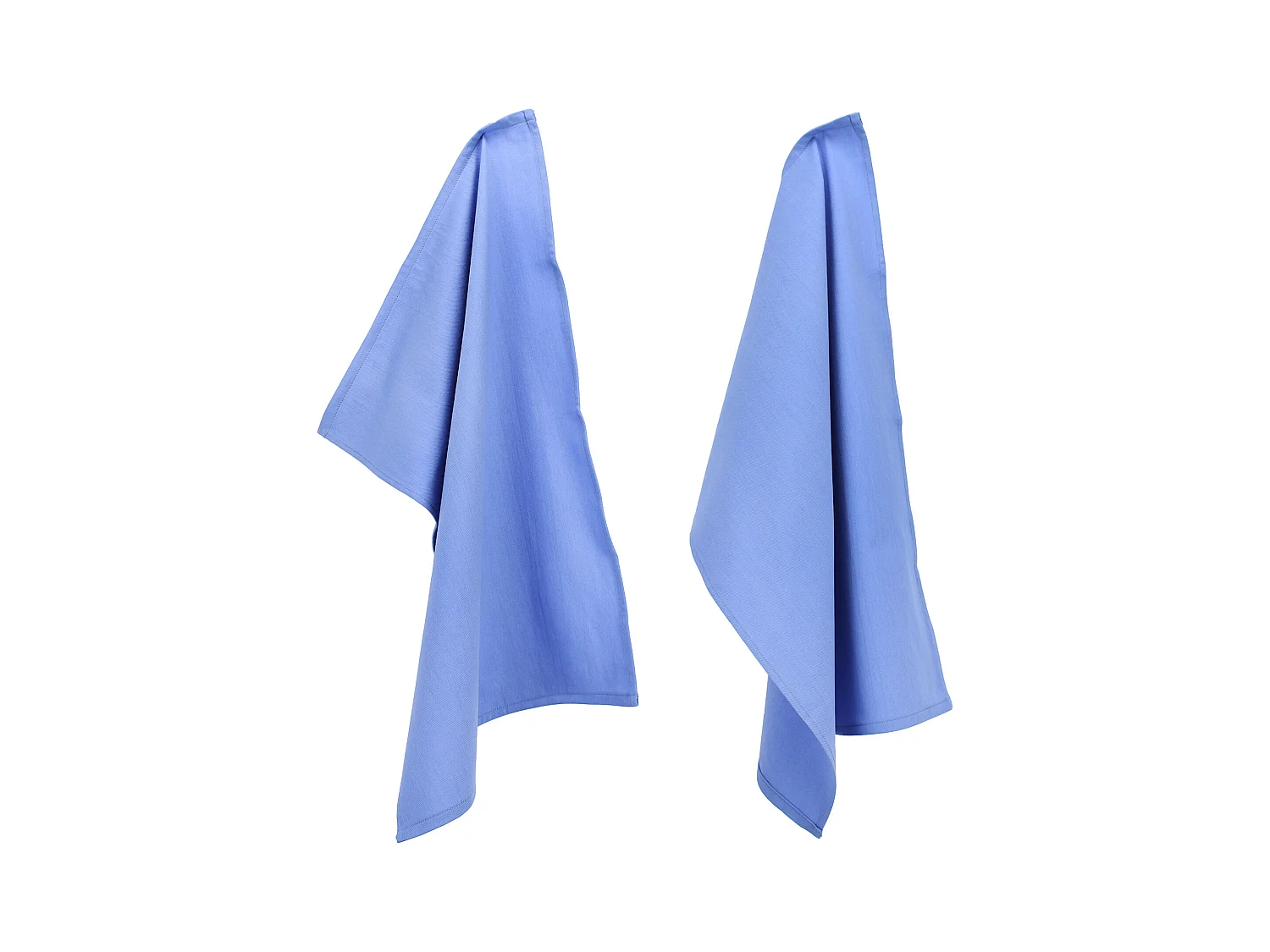 Lot de 2 torchons de cuisine 50x70 cm toile PURE KITCHEN TEA TOWEL Bleu