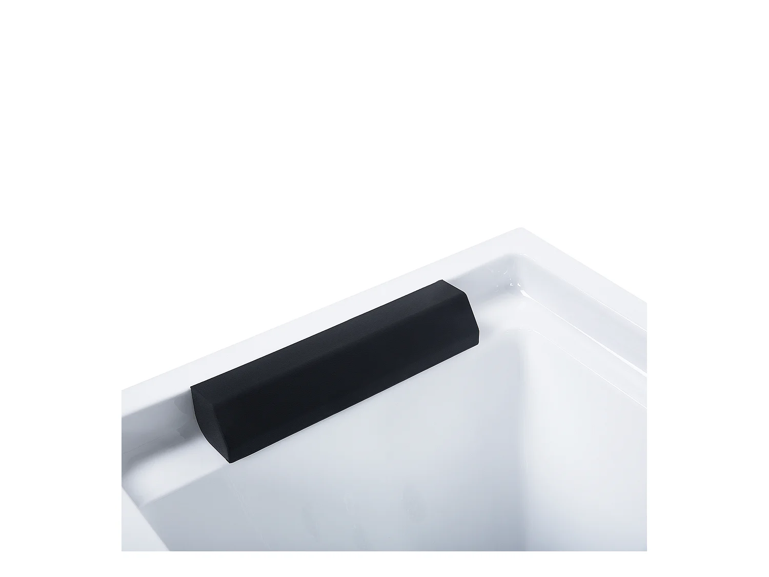 Vasca idromassaggio angolare con LED GRENADA 170 x 80 cm Bianco