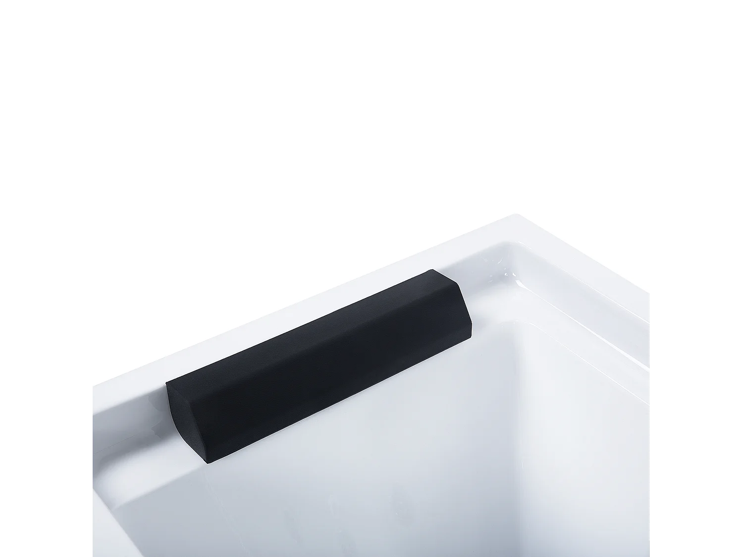 Vasca idromassaggio angolare con LED GRENADA 170 x 80 cm Bianco