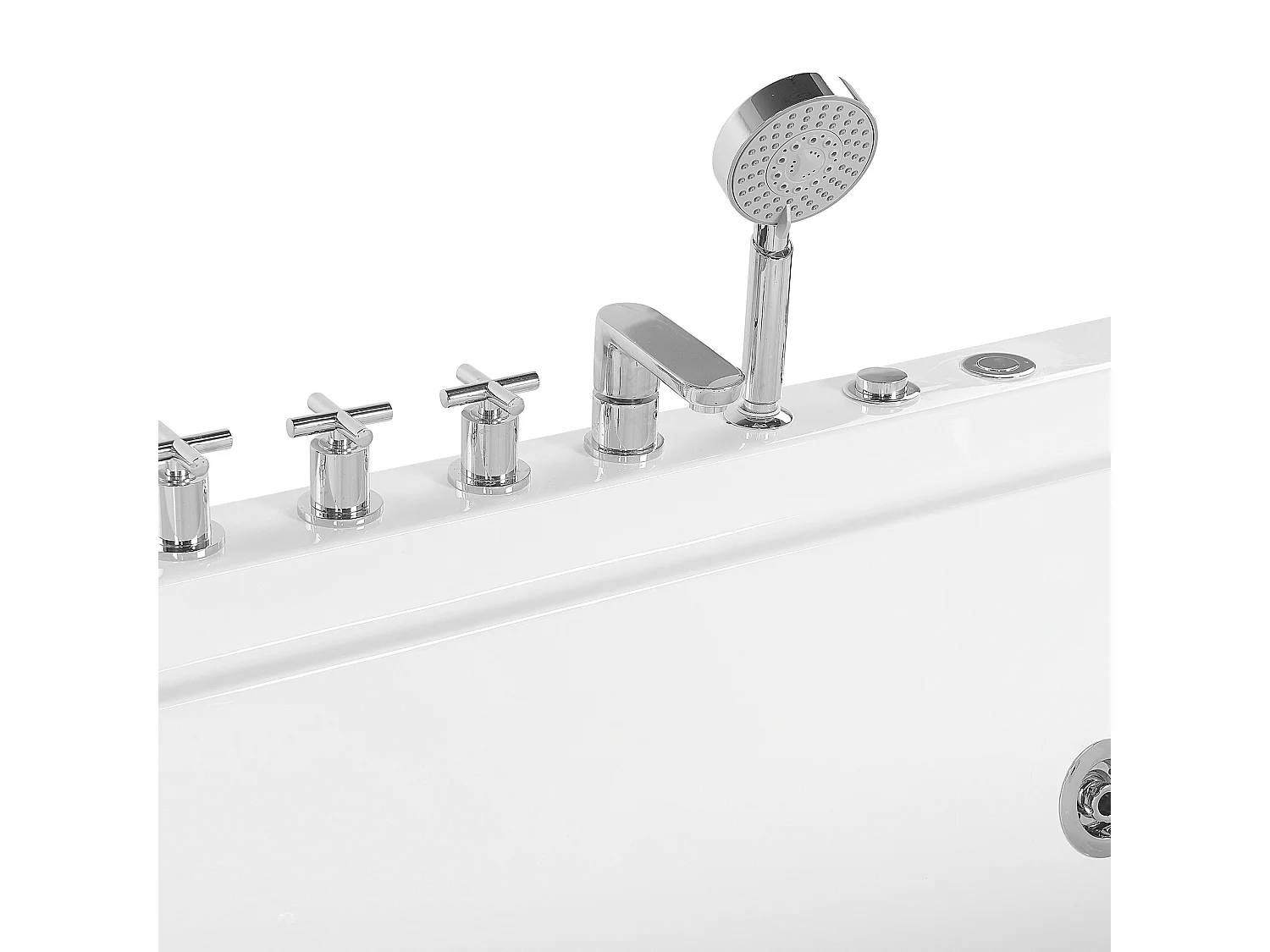 Vasca idromassaggio freestanding SAONA 180 x 110 cm Bianco