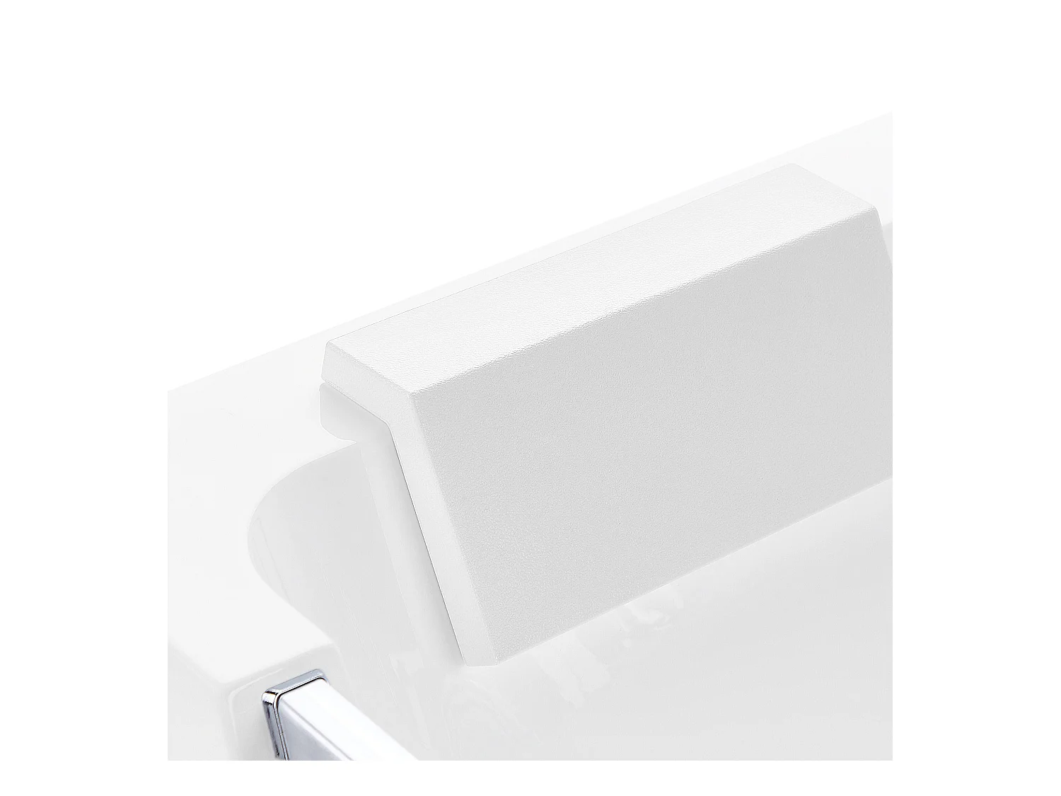 Hoek bubbelbad BARRANCA 170 x 85 cm Wit