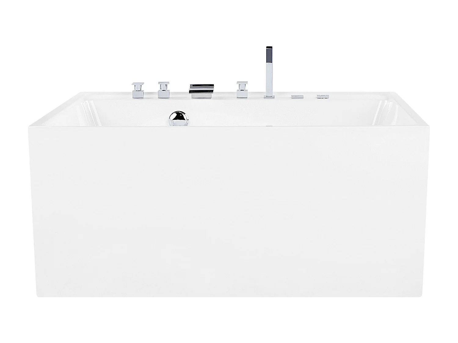 Baignoire balnéo îlot TAHUA 130 x 130 cm Blanc