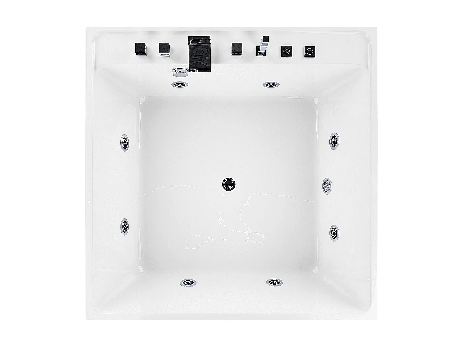 Vrijstaand bubbelbad TAHUA 130 x 130 cm Wit