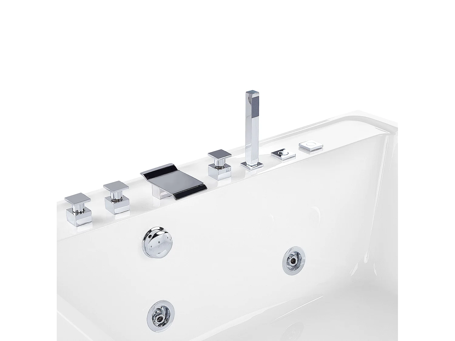 Vrijstaand bubbelbad TAHUA 130 x 130 cm Wit