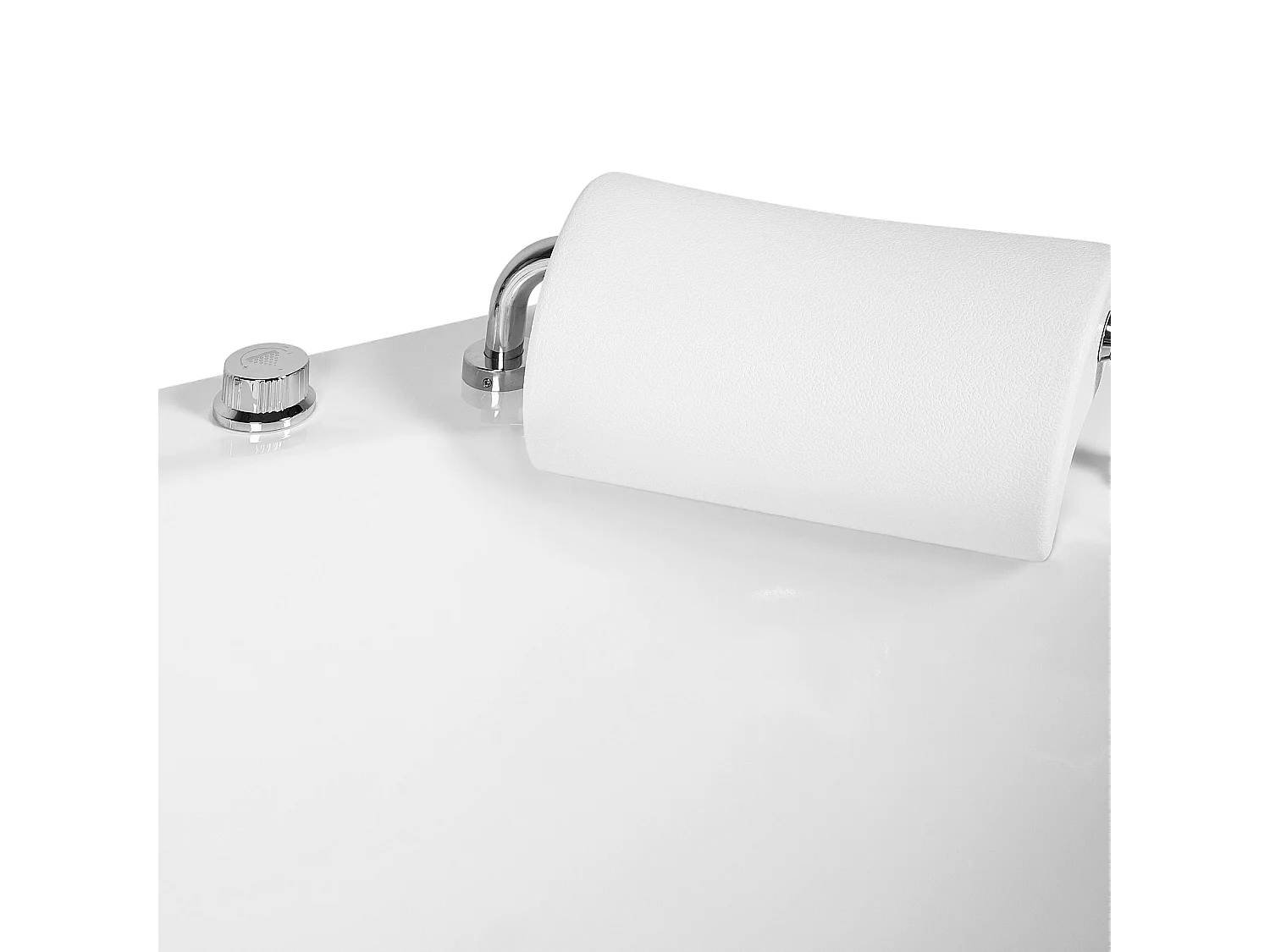 Banheira de hidromassagem de canto com LED MANGLE 2010 x 1500 mm Branco