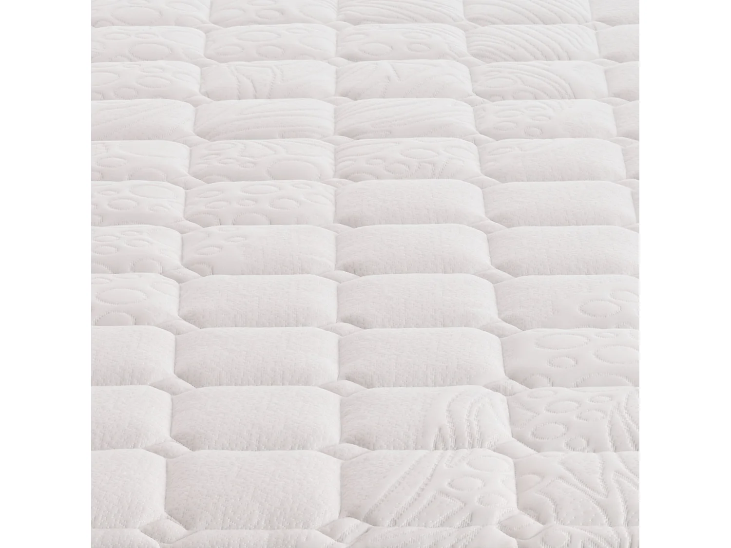 Matelas 200x200 cm en mousse à mémoire de forme - Epaisseur 26 cm - 5 Zones de comfort - IRIDE