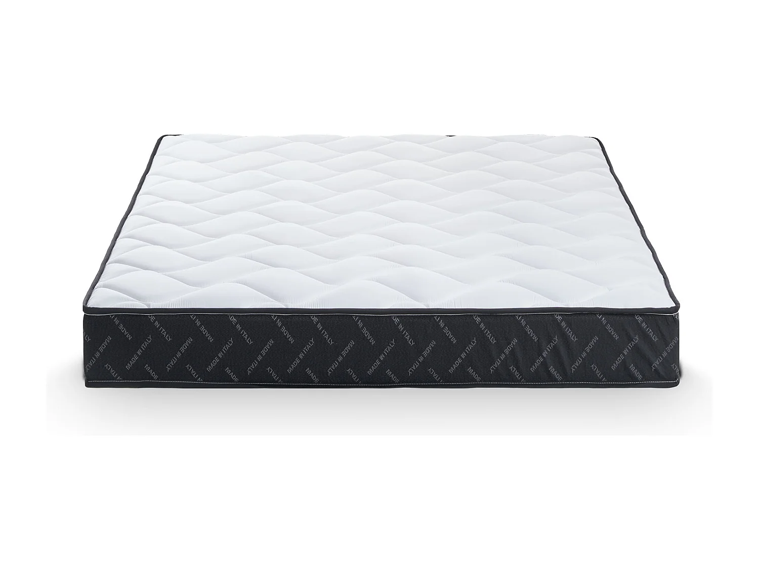 SMART - Matelas 200x200 cm Mousse HR - Accueil Mémoire De Forme - Épaisseur 10 cm - Indéformable - Réversible