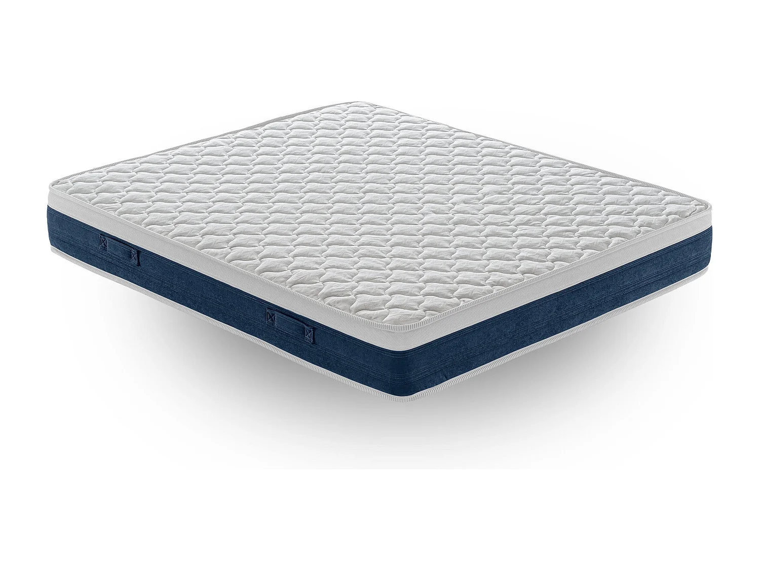 RAINY - Matelas Mousse HR 100x190 cm Épaisseur 20 cm - Fermeté H4 - Indéformable - Réversible - Housse Amovible
