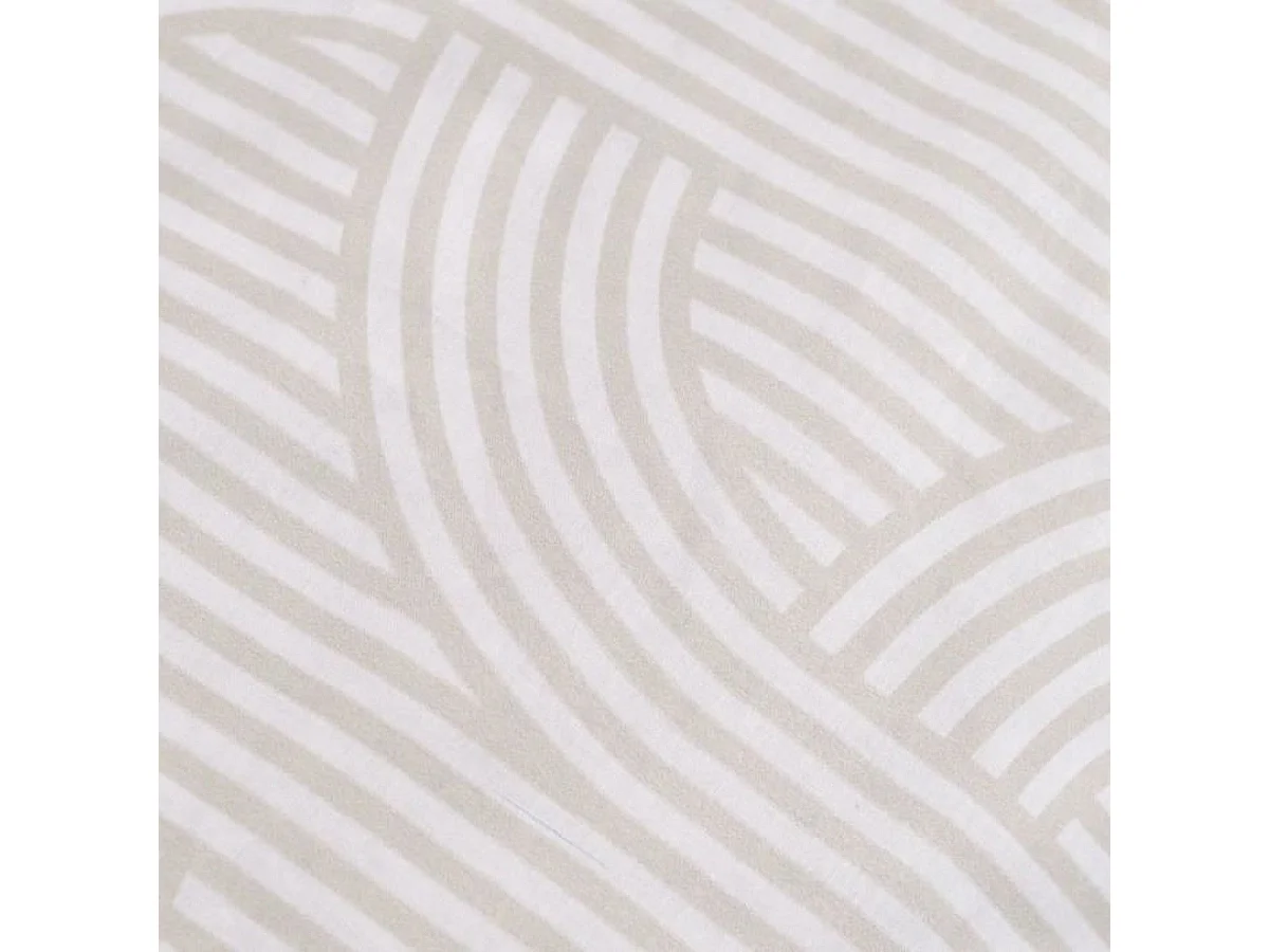 Pościel dla 2 osób TODAY Sunshine 240x260 cm 100% bawełna perkal 57 nitek, geometryczny beżowy wzór