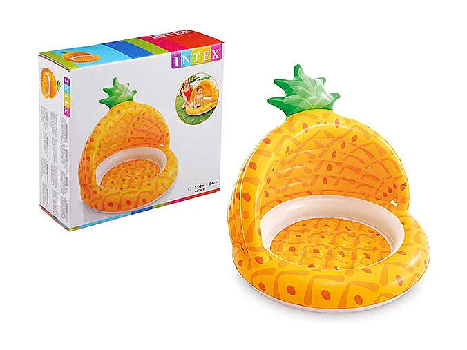 Pataugette Enfant Gonflable "Ananas" 99cm Jaune
