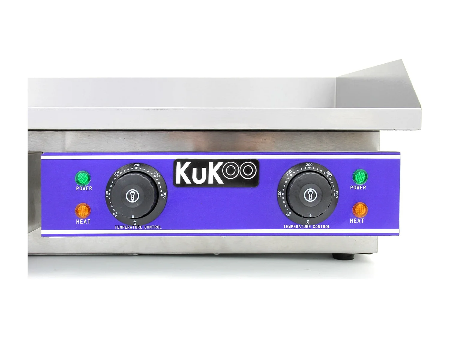 KuKoo Plaque de Cuisson Professionnelle Inox de 70cm