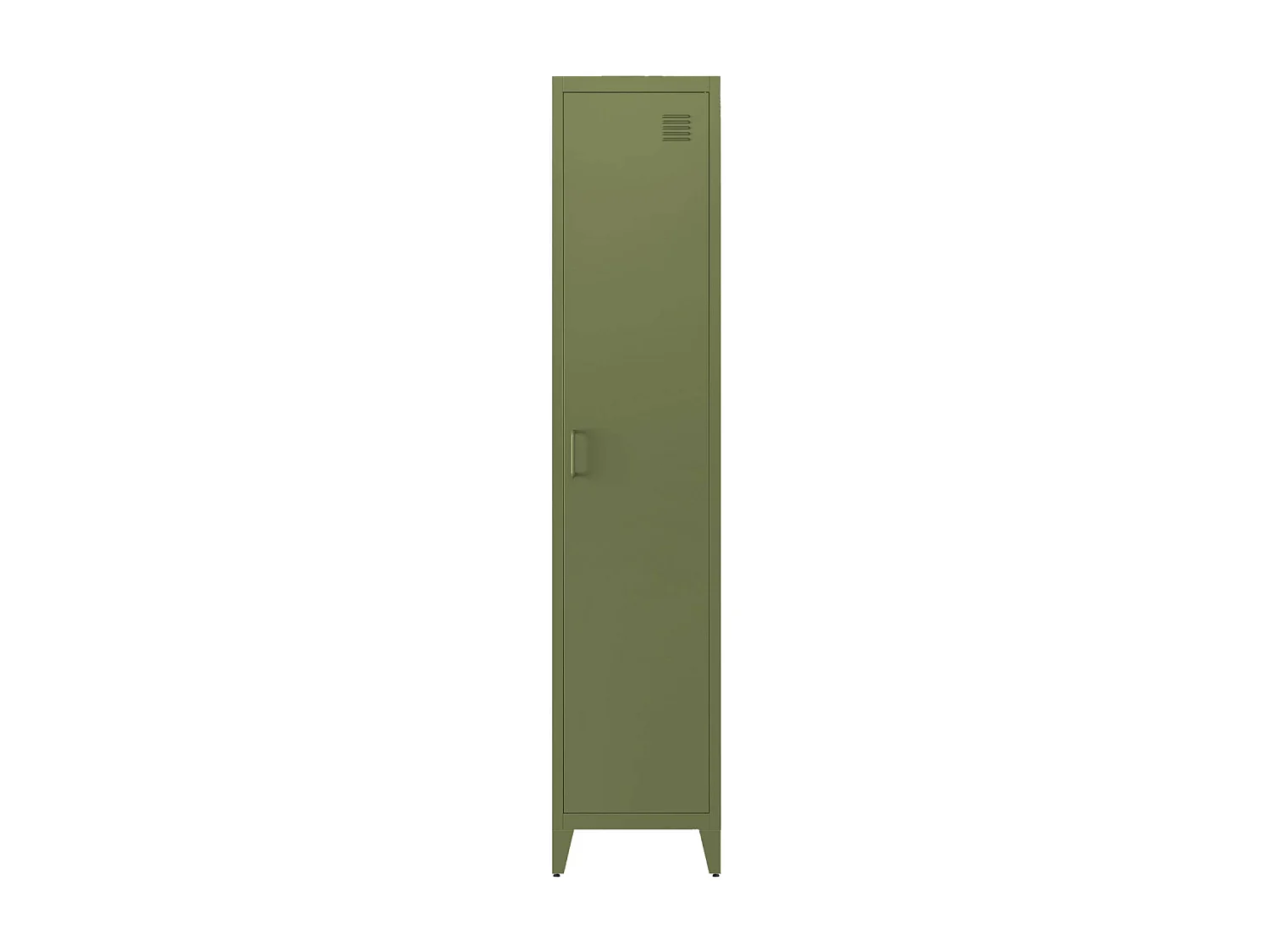 Armario dormitorio industrial con 4 almacenamientos, set de 3 verde
