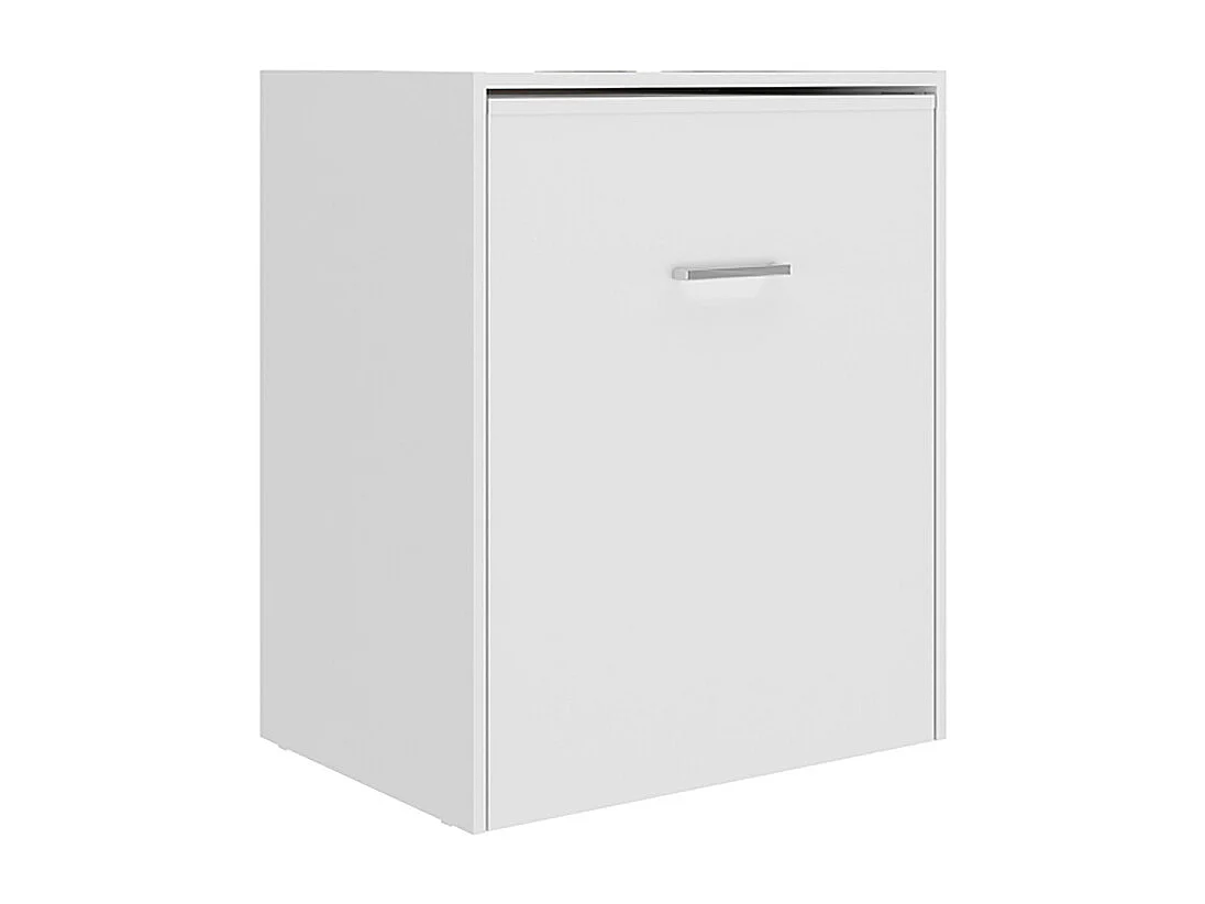 Table d'appoint rétractable avec rangement coloris blanc - Longueur 149 x Hauteur 76 x Profondeur 63 cm