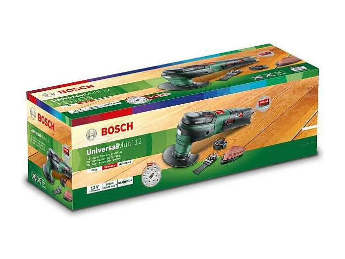 BOSCH Outil multifonction UniversalMulti 12 - Outil seul - 12 V 2,5 Ah