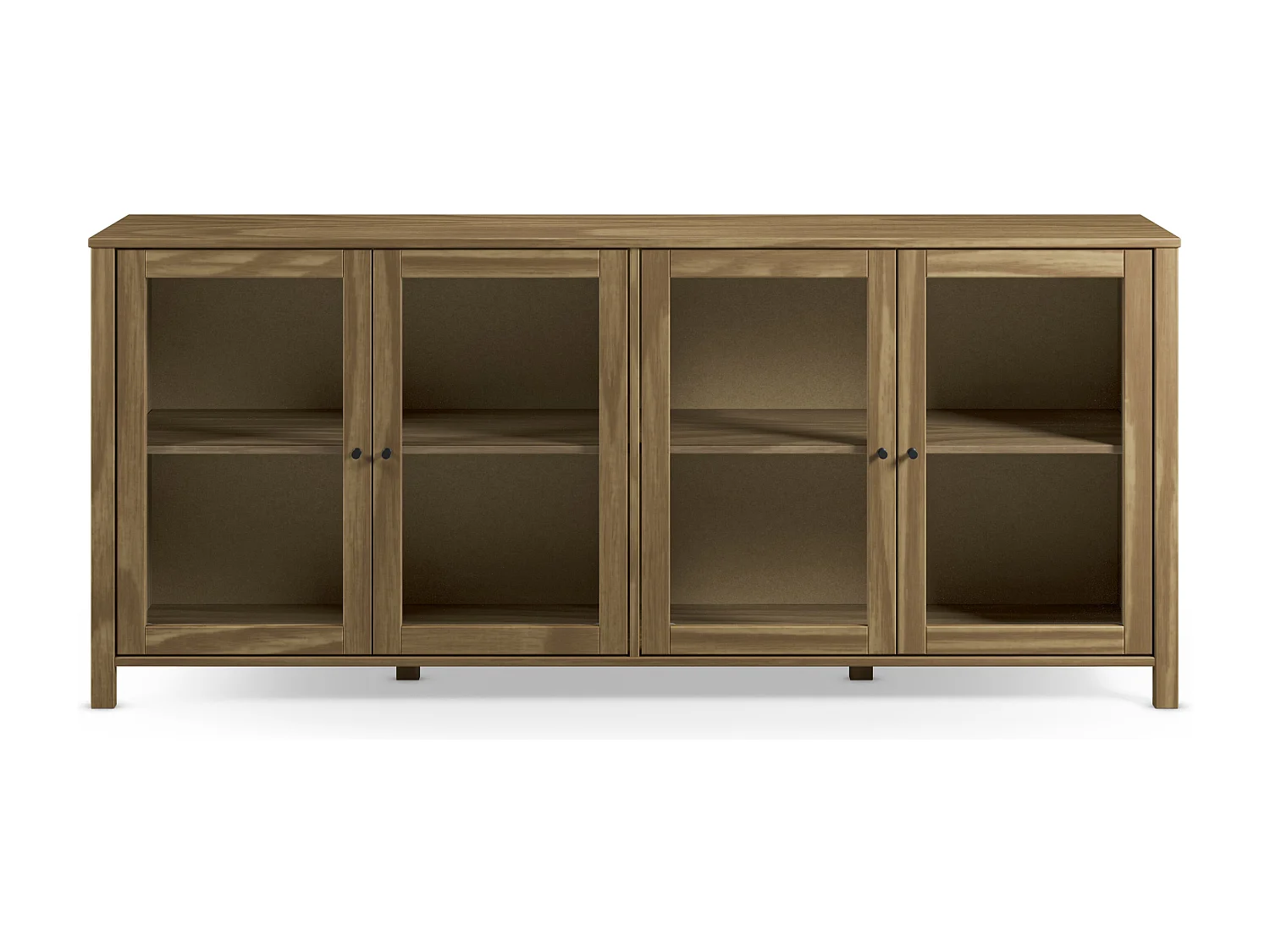 Buffet en pin 4 portes 186x80 cm