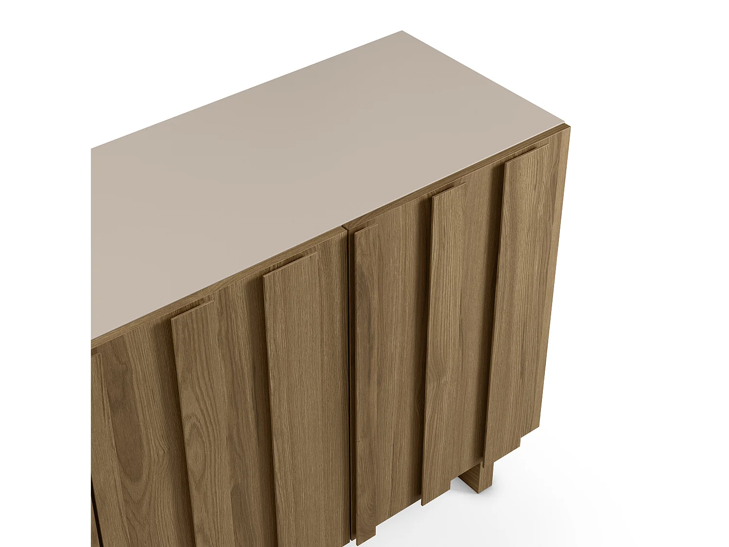 Buffet en pin 4 portes 180x78 cm