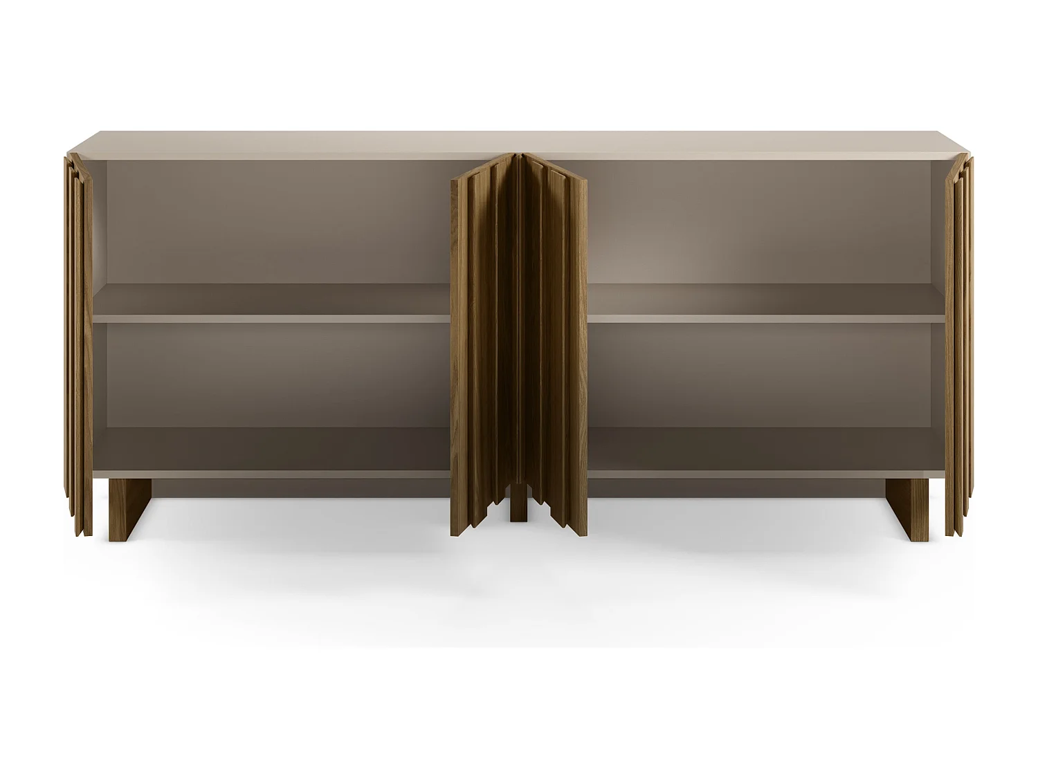 Buffet en pin 4 portes 180x78 cm