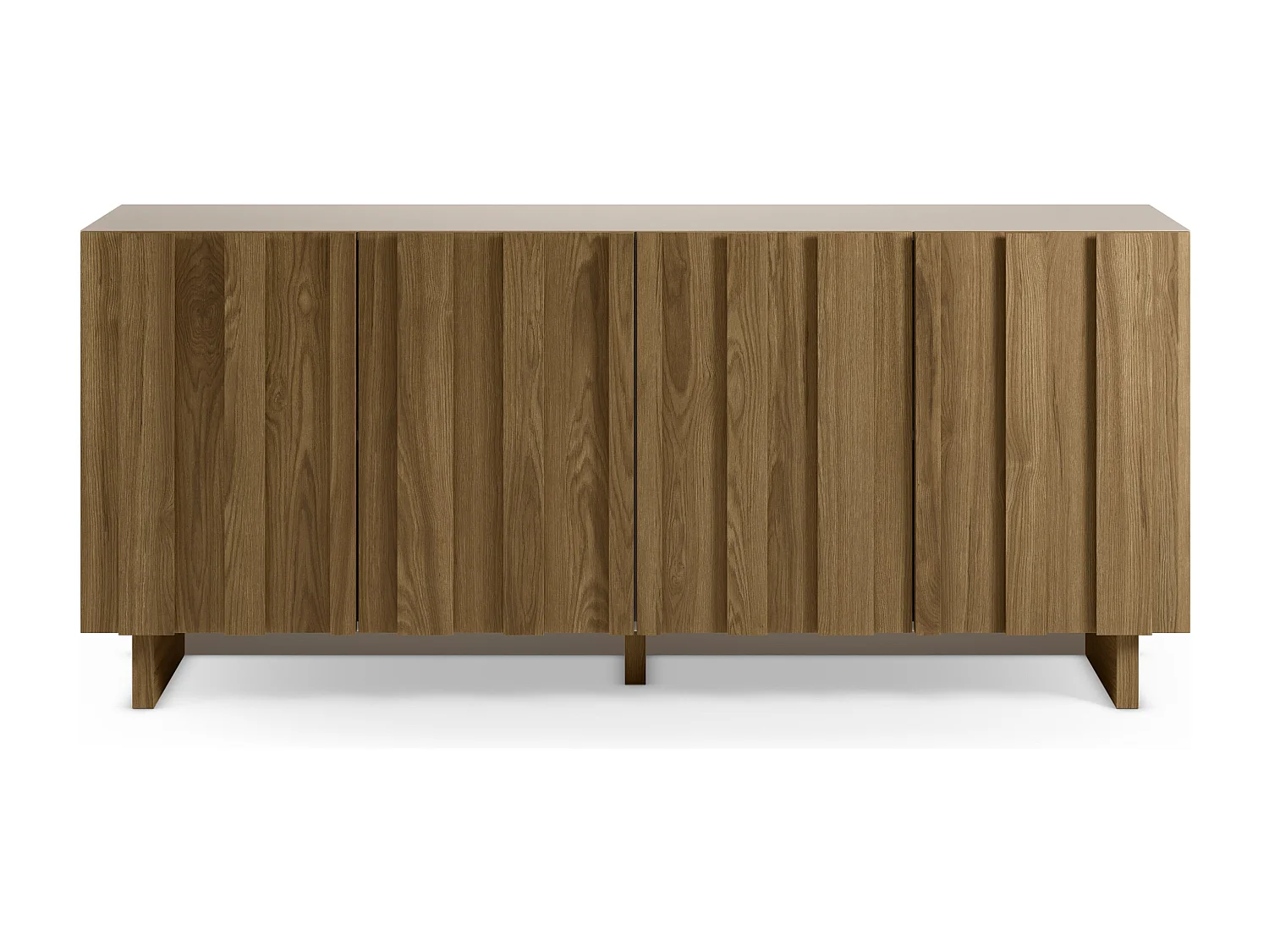 Buffet en pin 4 portes 180x78 cm