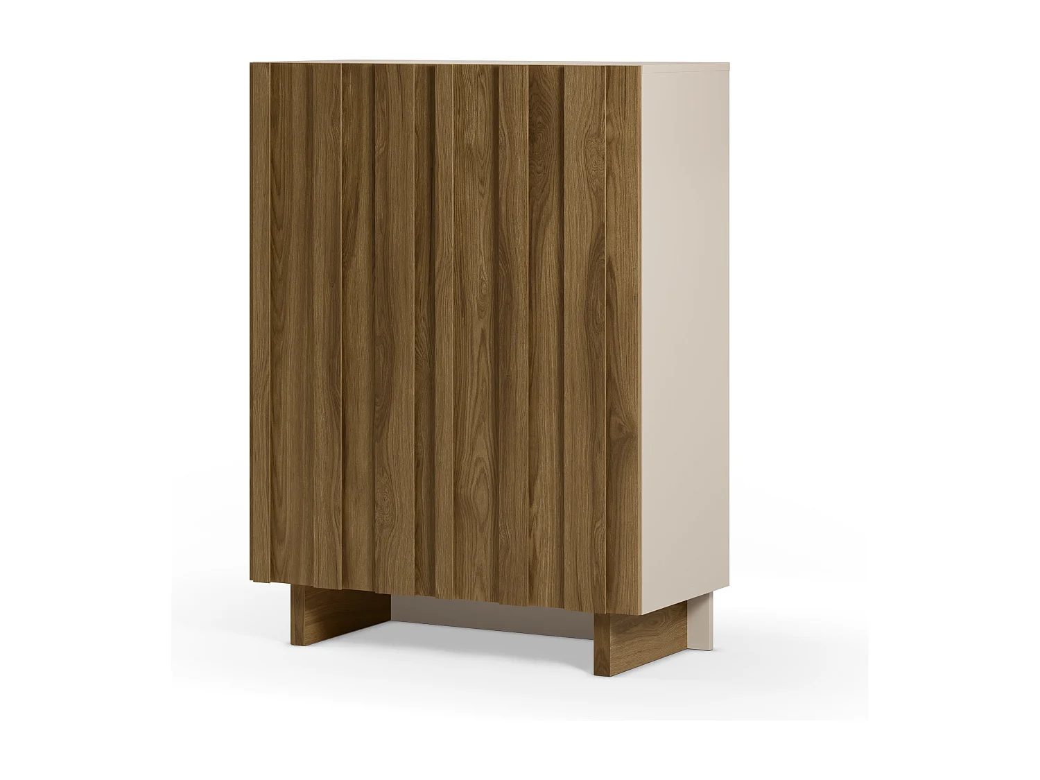 Buffet en pin 2 portes 90x120 cm