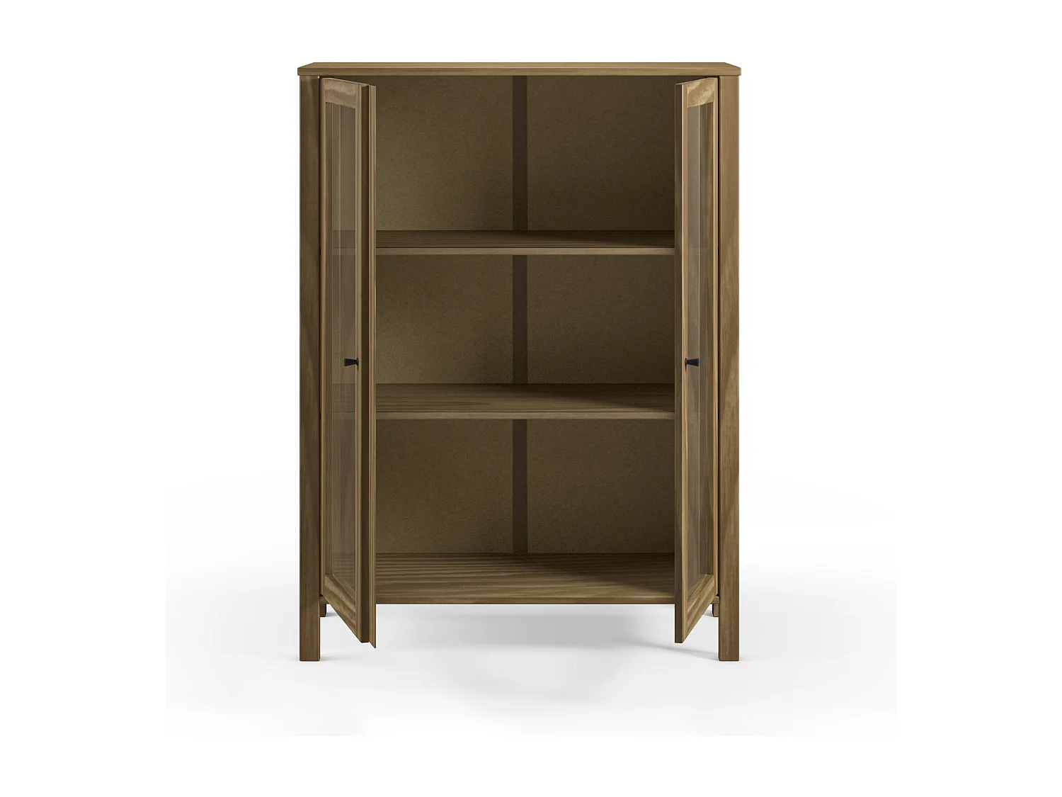 Buffet en pin 2 portes 90x120 cm