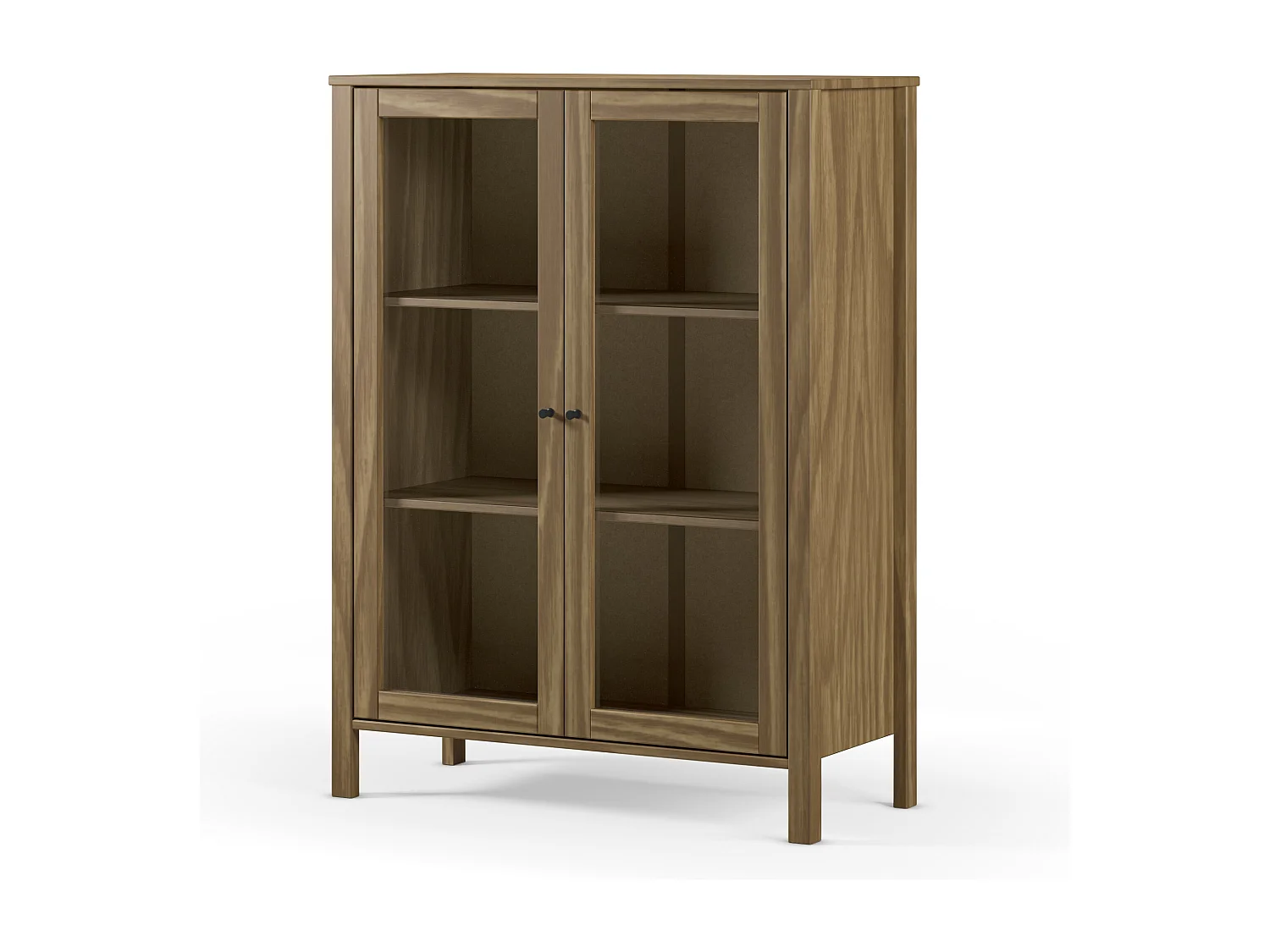 Buffet en pin 2 portes 90x120 cm