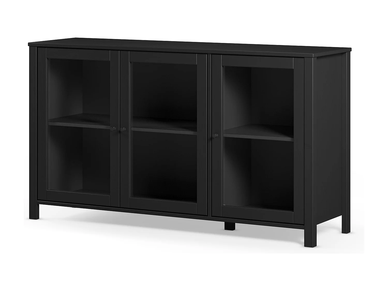 Buffet en pin 3 portes 142x80 cm