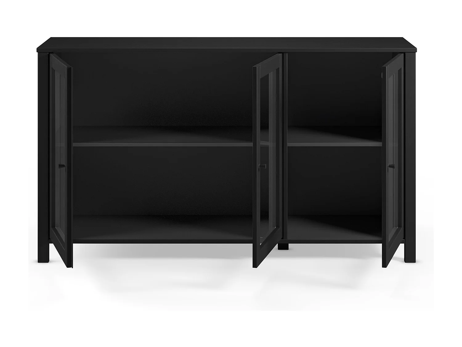 Buffet en pin 3 portes 142x80 cm