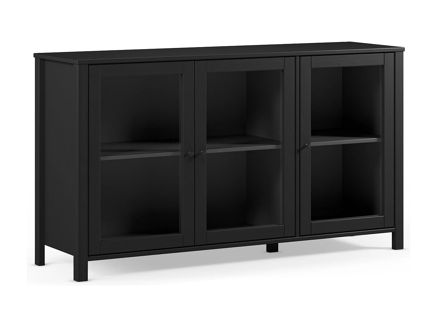 Buffet en pin 3 portes 142x80 cm