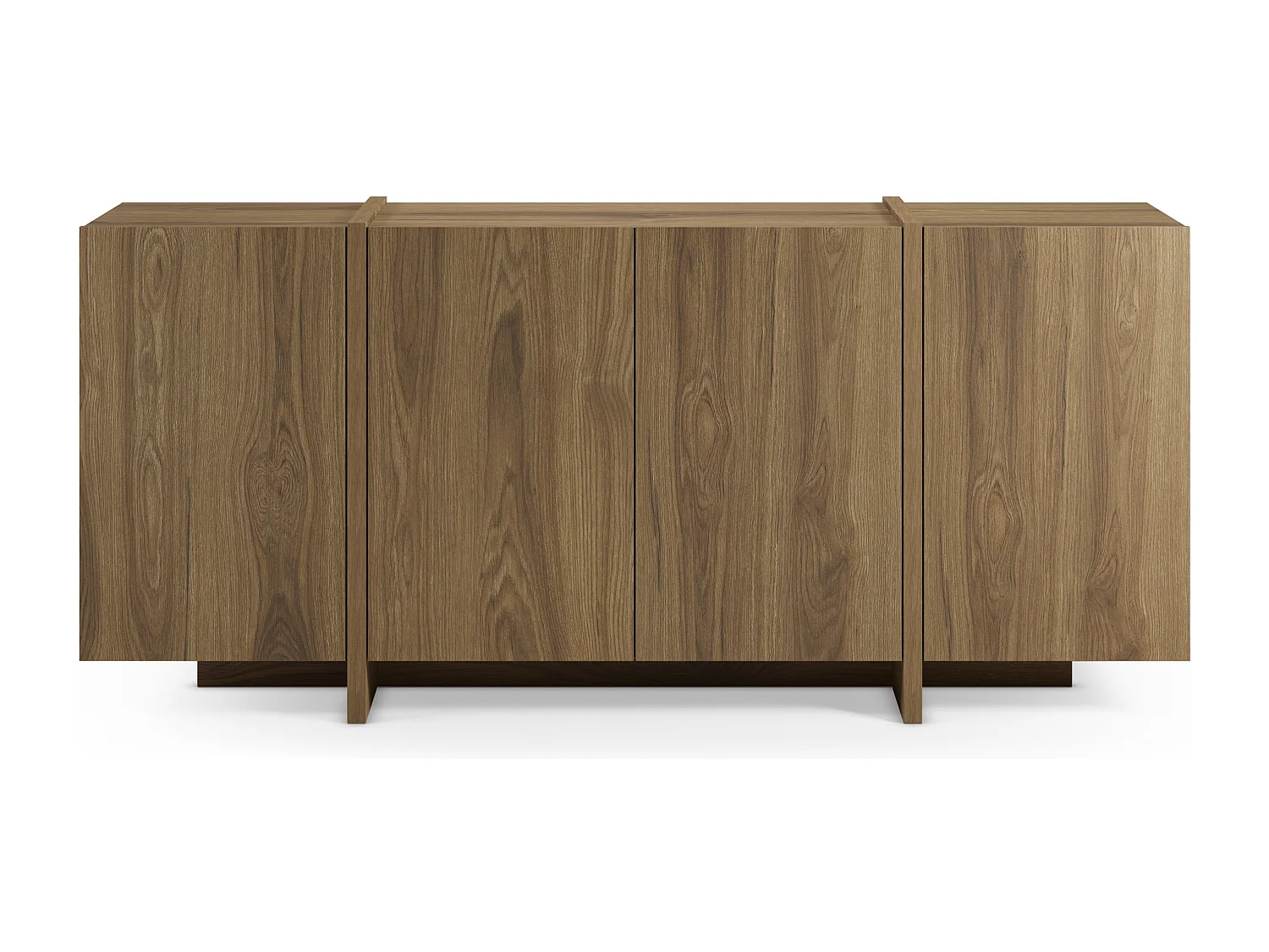 Buffet en chêne 4 portes 180x79 cm