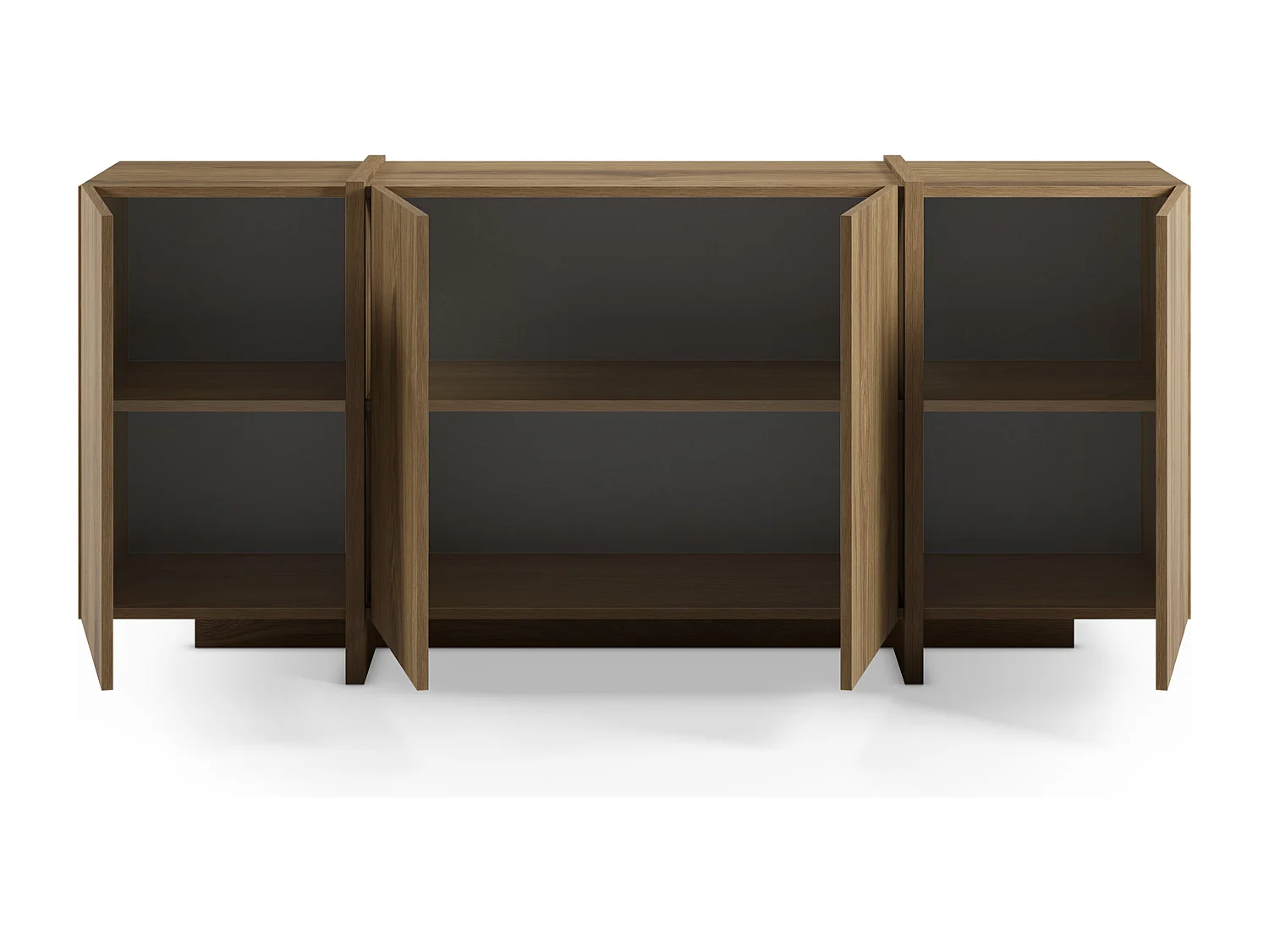 Buffet en chêne 4 portes 180x79 cm