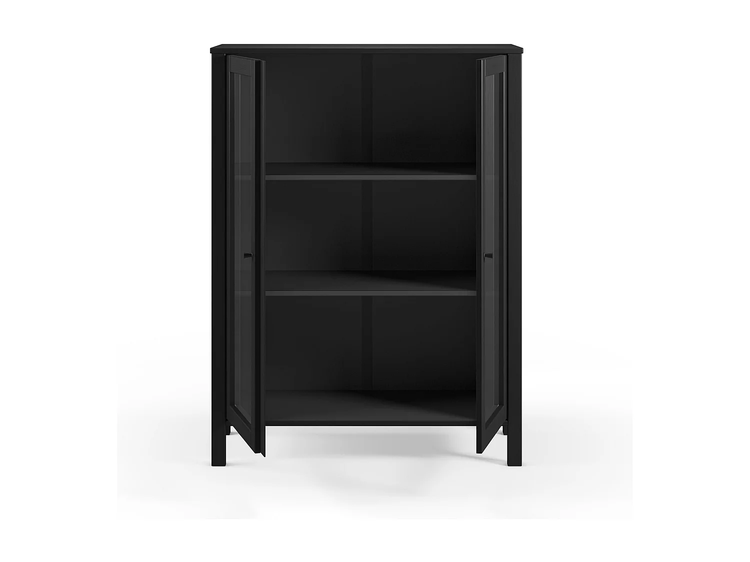 Buffet en pin 2 portes 90x120 cm