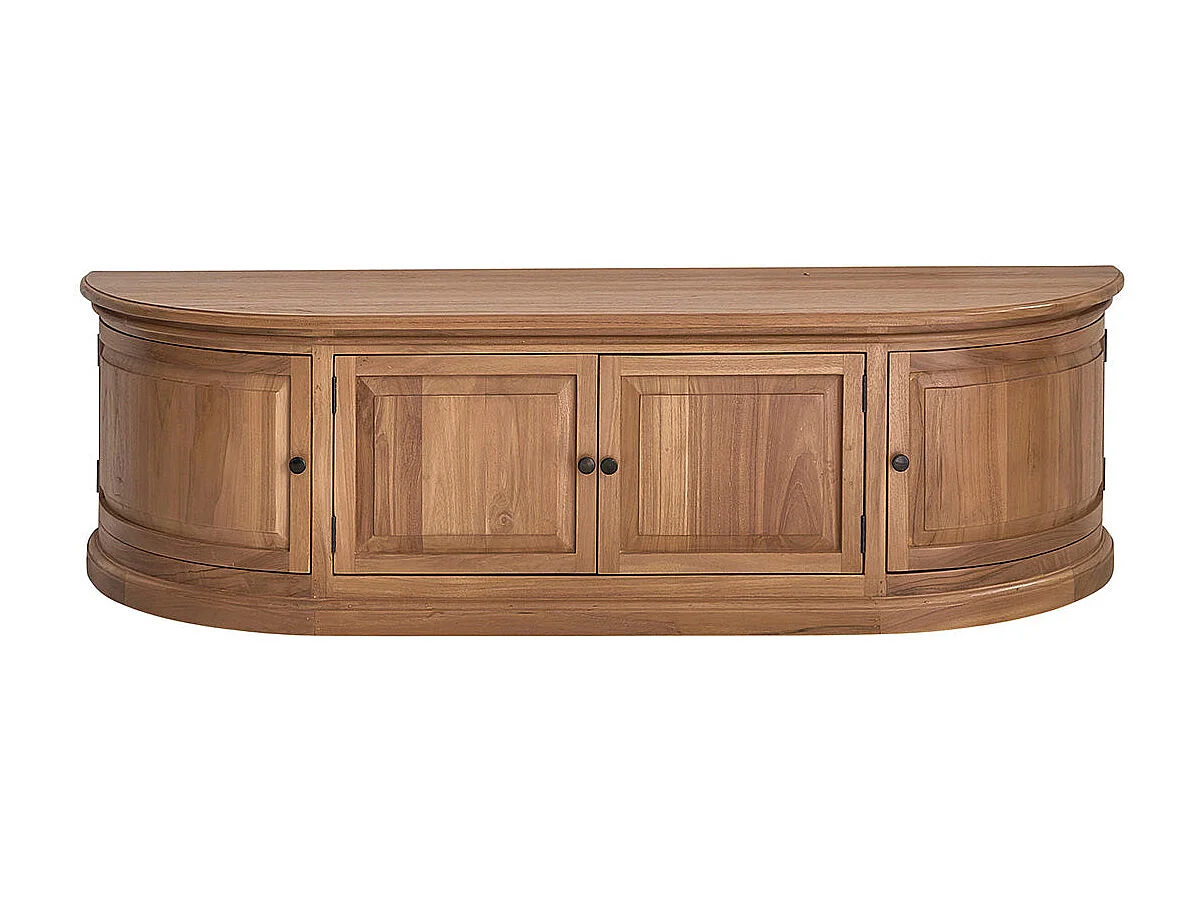 Mobile porta TV in legno di teak da 160 cm